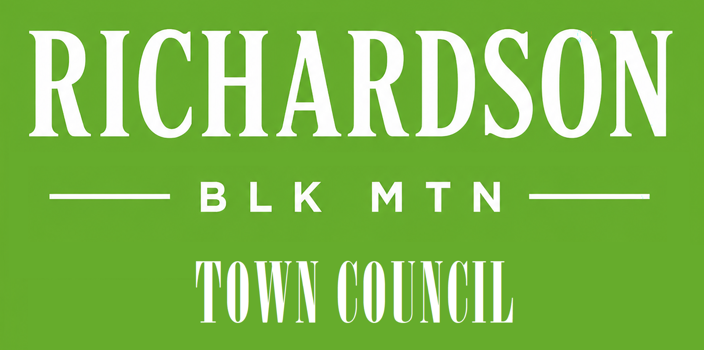 John Richardson for Black Mountain Town Council